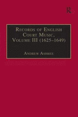 Records of English Court Music 1