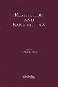 bokomslag Restitution and Banking Law