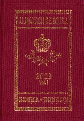 bokomslag Almanach de Gotha 2003: I - i. Genealogies of the Sovereign Houses of Europe and South America, ii. Genealogies of the Mediatized Princes and Princely