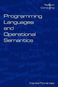 bokomslag Programming Languages and Operational Semantics