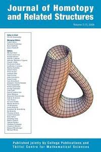 bokomslag Journal of Homotopy and Related Structures: v.3