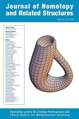 bokomslag Journal of Homotopy and Related Structures 3(1)