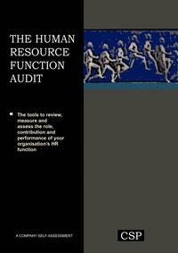 bokomslag The Human Resource Function Audit