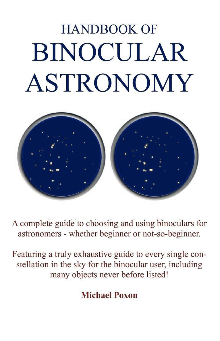 M. Poxon, Michael Poxon - Handbook of Binocular Astronomy, Häftad