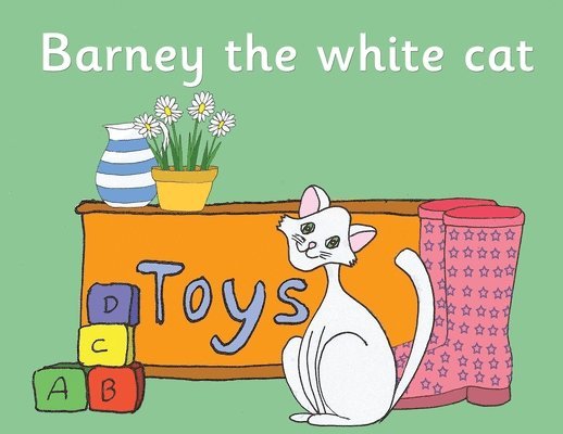 Barney the white cat 1