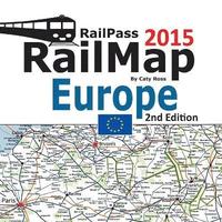 bokomslag RailPass RailMap Europe 2015: Icon illustrated Railway Atlas of Europe ideal for Interrail and Eurail pass holders