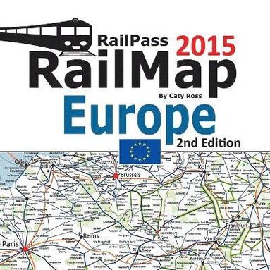 bokomslag RailPass RailMap Europe 2015: Icon illustrated Railway Atlas of Europe ideal for Interrail and Eurail pass holders