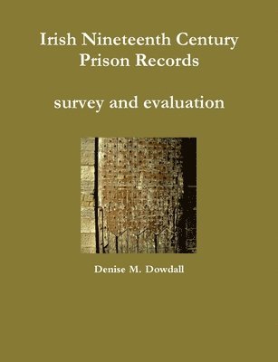 Irish Nineteenth Century Prison Records - survey and evaluation 1