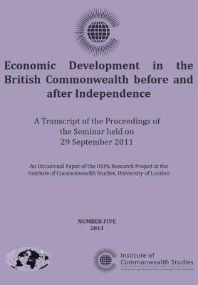 Economic Development in the British Commonwealth before and after Independence 1