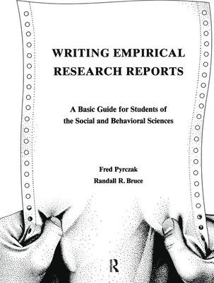 Fred Pyrczak - Writing Empirical Research Reports, Häftad