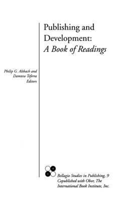 Philip G. Altbach, Damtew Teferra, Manual G. Mendes de Araújo - Publishing and Development, Häftad