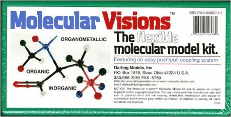 Molecular Visions (Organic, Inorganic, Organometallic) Molecular Model Kit #1 by Darling Models to accompany Organic Chemistry 1