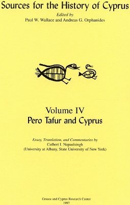 Pero Tafur - Pero Tafur and Cyprus, Häftad