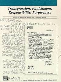 bokomslag Transgression Punishment Responsibility Forgive