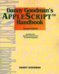bokomslag Danny Goodman's Applescript Handbook