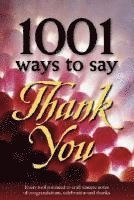 bokomslag 1001 Ways to Say Thank You