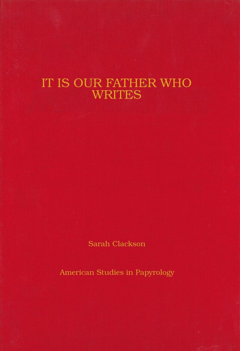 It is Our Father Who Writes