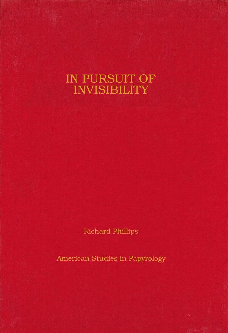 Richard Phillips - In Pursuit of Invisibility, Inbunden