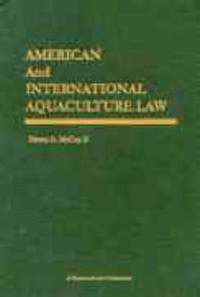 bokomslag American and International Aquaculture Law