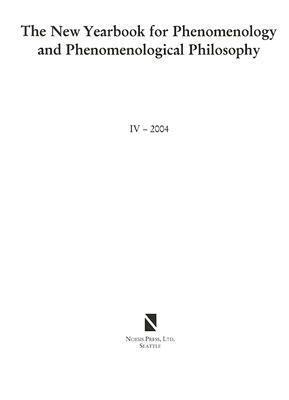 Burt Hopkins, Steven Crowell, Marcus Brainard, Ronald Bruzina, John Drummond, Algis Mickunas, Thomas M. Seebohm, Thomas Sheehan - New Yearbook for Phenomenology and Phenomenological Philosophy V. 4, Häftad