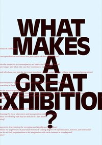 bokomslag What makes a great exhibition?