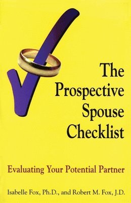 Isabelle Fox, Robert Fox - Prospective Spouse Checklist, Häftad