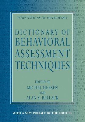 bokomslag Dictionary of Behavioral Assessment Techniques