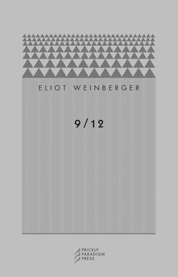 Eliot Weinberger - 9/12, Häftad
