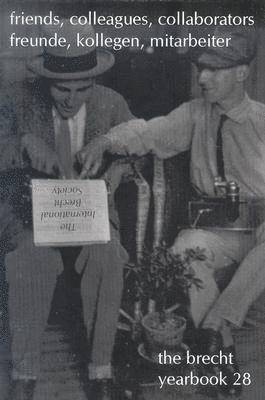 Antony Tatlow - Brecht Yearbook/Das Brecht-Jahrbuch, Volume 28, Häftad