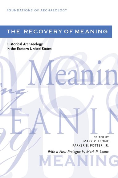 Mark P. Leone, Parker B. Potter - Recovery of Meaning, Häftad