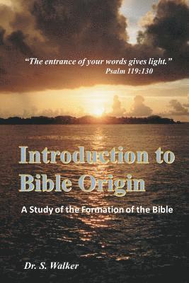 bokomslag Introduction to Bible Origin: A Study of the Formation of the Bible