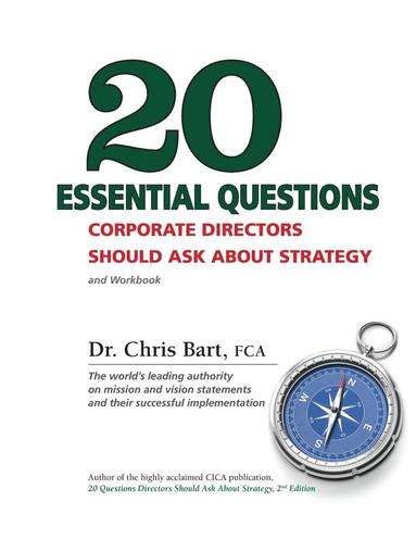 Bart - 20 Essential Questions Corporate Directors Should Ask About Strategy, Häftad