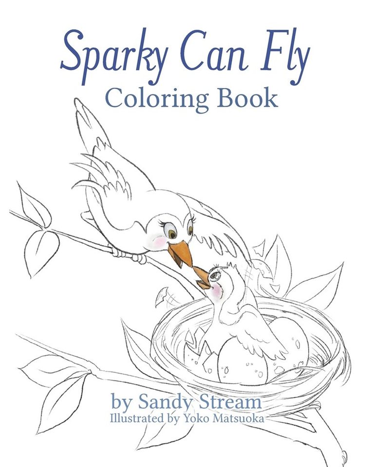 Sparky Can Fly - Coloring Book