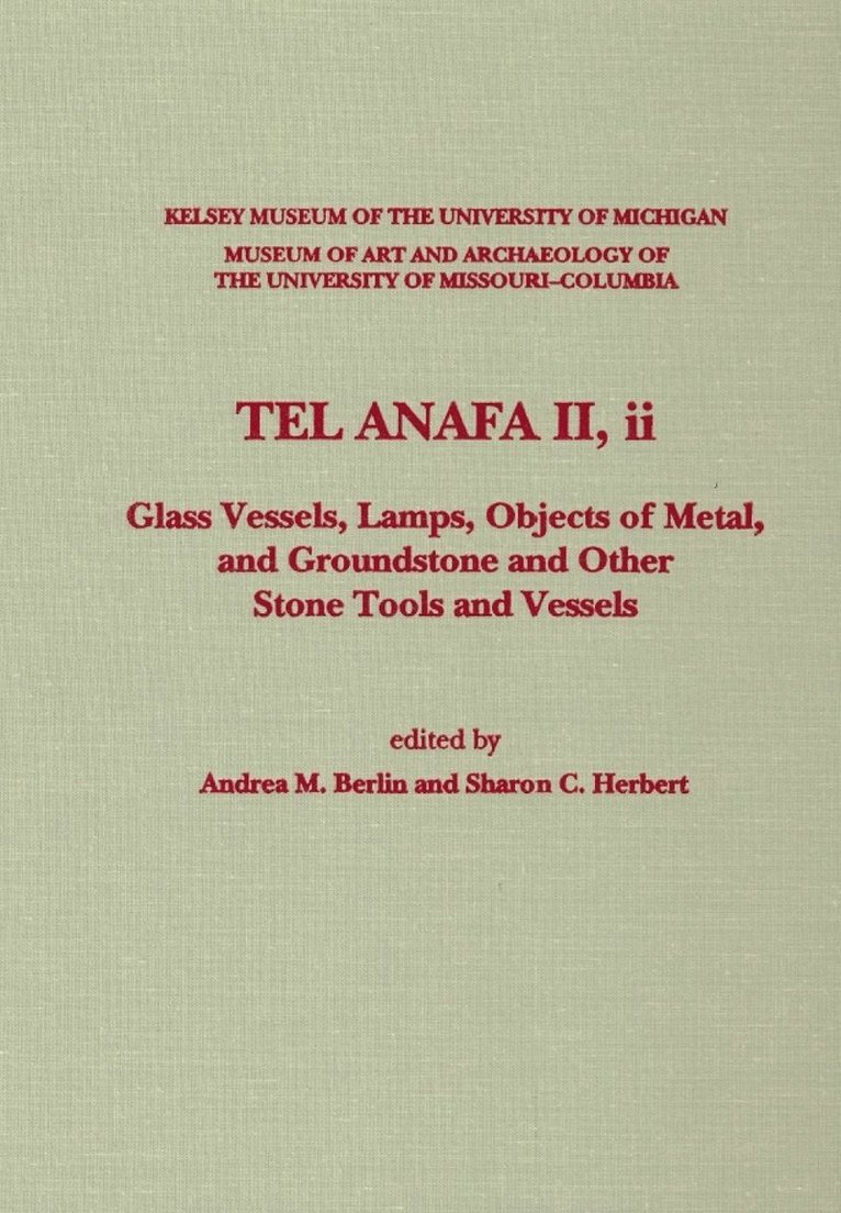 Andrea M. Berlin, Sharon C. Herbert, Andrea Berlin - Tel Anafa II, ii, Inbunden