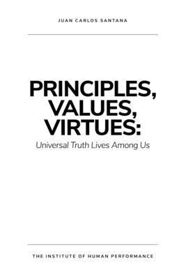 Principles, Values, Virtues
