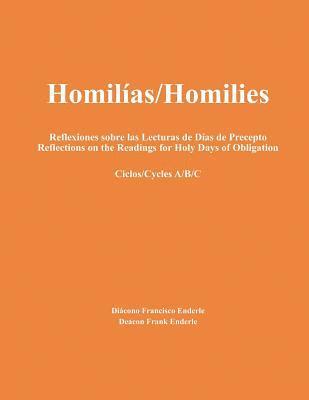 bokomslag Homilas/Homilies Reflexiones sobre las Lecturas de Das de Precepto Reflections on the Readings for Holy Days of Obligation Ciclos/Cycles A/B/C