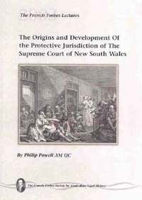 bokomslag The Origins and Development Of the Protective Jurisdiction of The Supreme Court of New South Wales