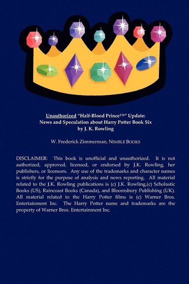 bokomslag Unofficial "Half-Blood Prince"(tm) Update