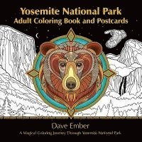 bokomslag Yosemite National Park Adult Coloring Book and Postcards: A Magical Coloring Journey Through Yosemite National Park