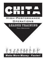 bokomslag CHITA High-Performance Operations Leader Training