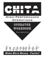 bokomslag CHITA High-Performance Operations Operator Workbook: Make More Money Faster