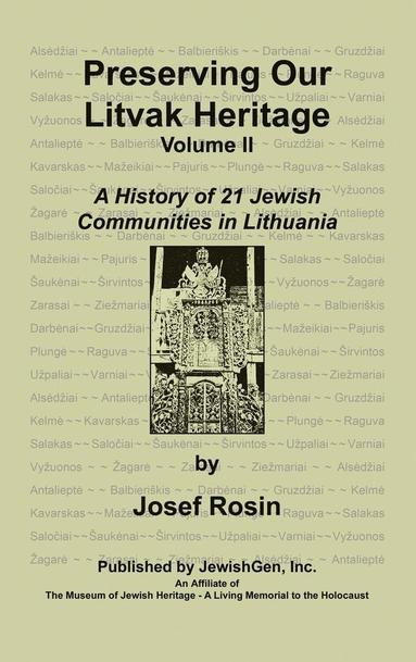 bokomslag Preserving Our Litvak Heritage- Volume II