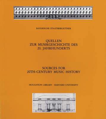 Sources for 20th-Century Music History 1