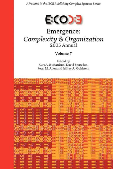 A Richardson, Kurt, David Snowden, M Allen, Peter - Emergence, Häftad