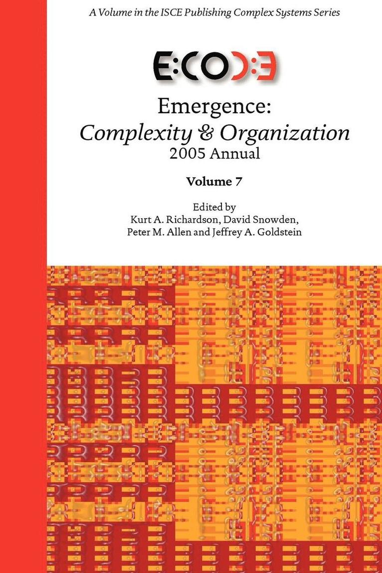A Richardson, Kurt, David Snowden, M Allen, Peter, Kurt A. Richardson, Kurt A Richardson, Peter M Allen - Emergence, Häftad