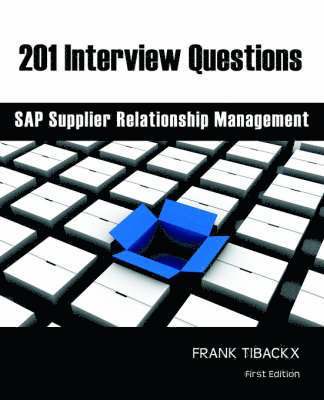 201 Interview Questions - SAP Supplier Relationship Management 1