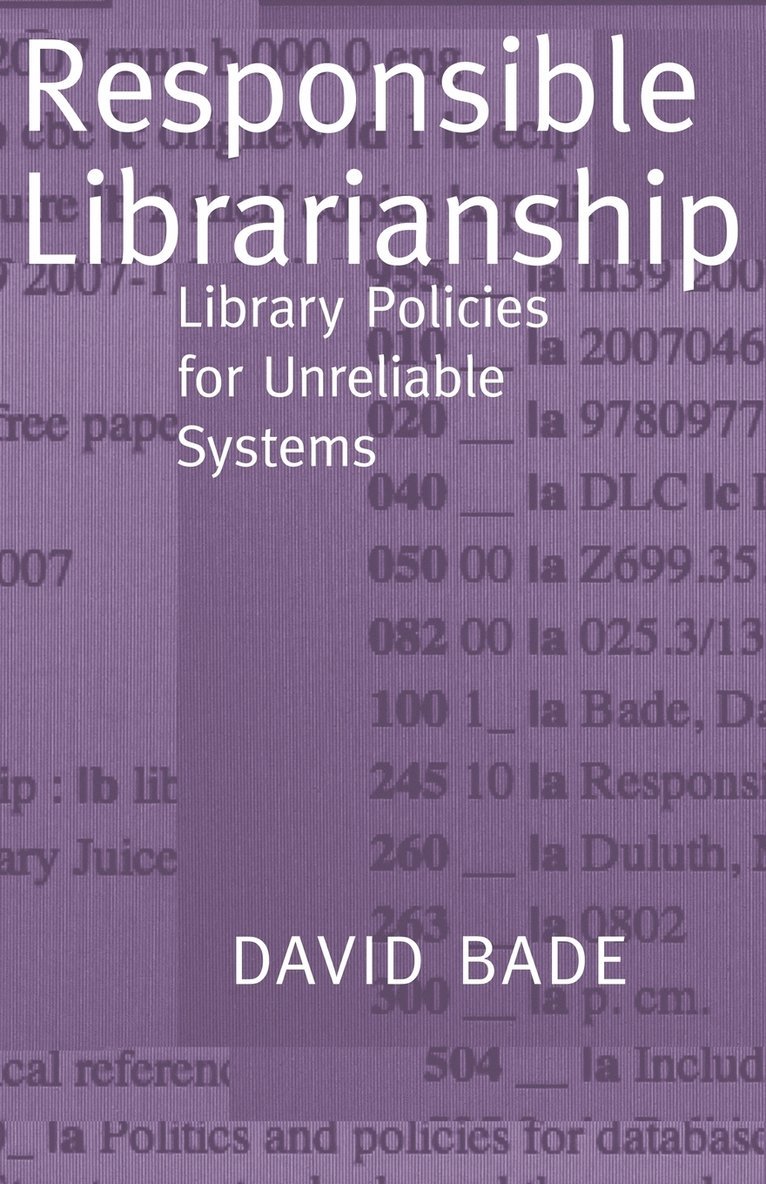 Responsible Librarianship 1