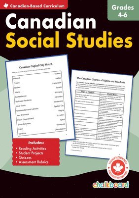 bokomslag Canadian Social Studies Grades 4-6