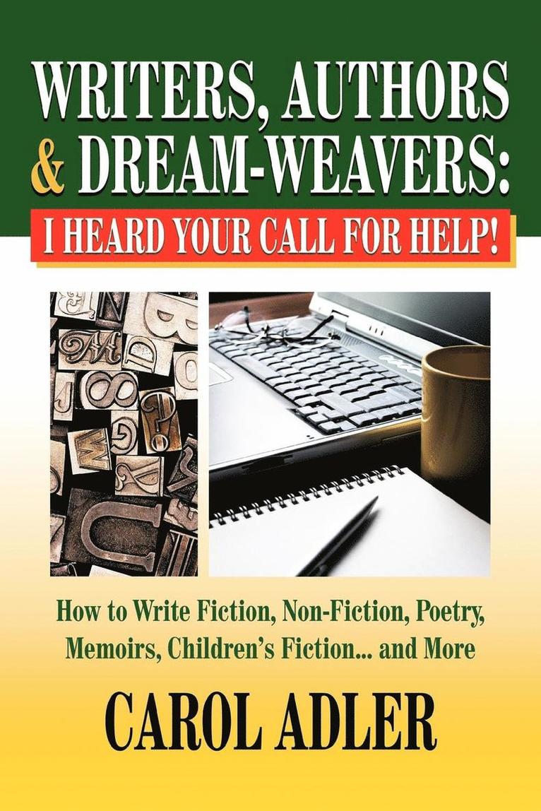 Writers, Authors & Dream-Weavers 1