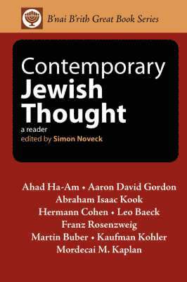 Contemporary Jewish Thought 1